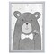 12" x 16" Little Bear Framed Wall Art, Contemporary Home Décor for Baby or Child's Room, Glass Facing and Hanging Hardware Included